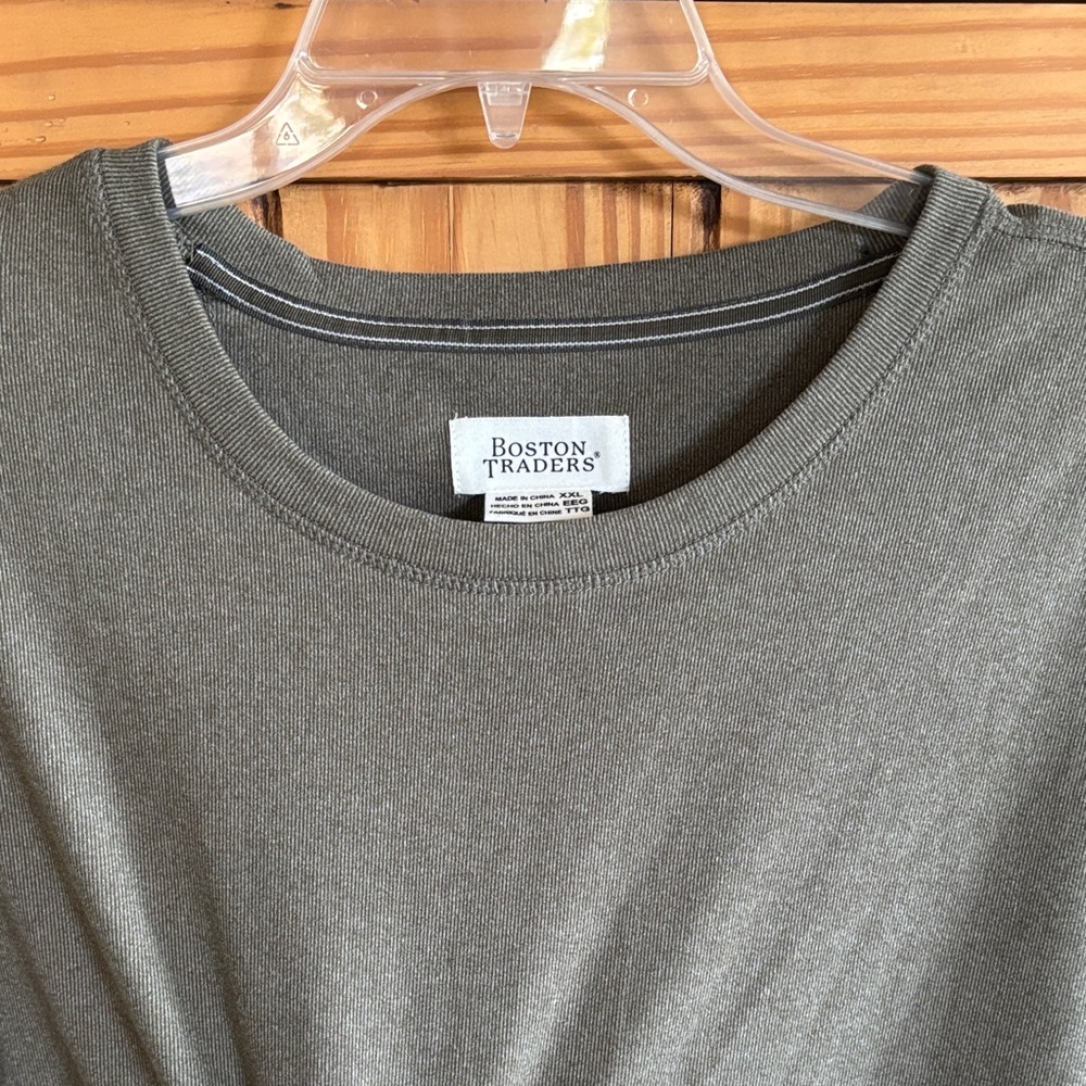 Boston Traders Khaki Crew Neck Tee